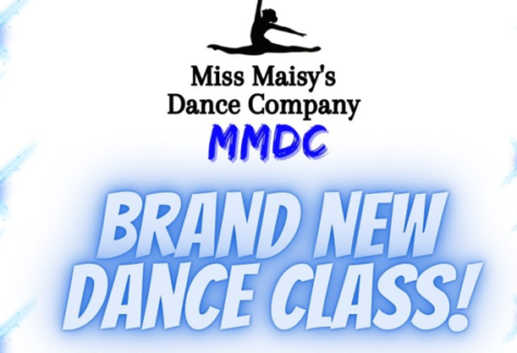 Miss Maisy's dance company, brand new dance class poster, Age 8+