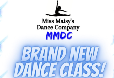 Miss Maisy's dance company, brand new dance class poster,